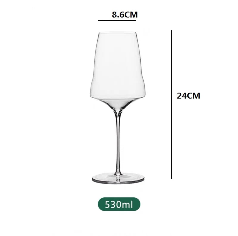 Red Wine Glass Crystal Lux Essence