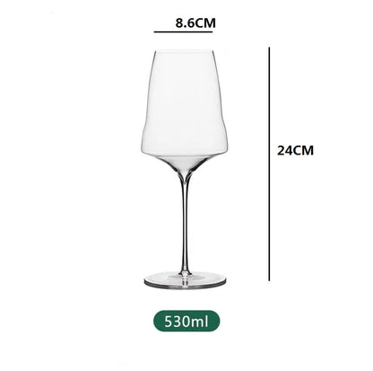 Red Wine Glass Crystal Lux Essence